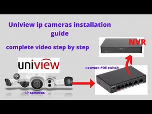 How To Install UNIView IP Cameras | How To Setup UNIView IP Cameras | UNIView IP cameras Setting