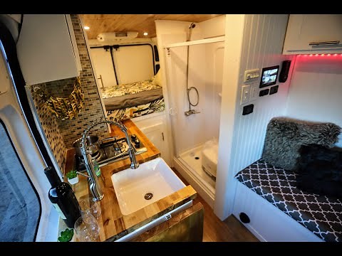 VAN TOUR | NEW 2021 Ram Pro Master 2500 | Van Conversion Full Walkthrough w/ Shower