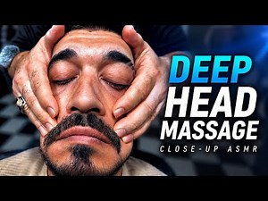 ASMR Close-Up Head Massage 😴 Deep Relaxation, Shoulder Massage & Finger Cracking
