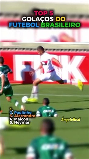 TOP 5 BRAZILIAN SOCCER GOALS! 😱🔥