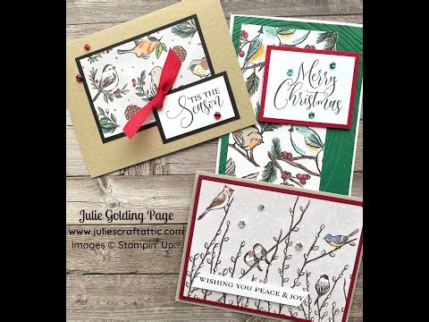 FREE Simple Stamping Class with Nests of Winter Paper from Stampin' UP!®