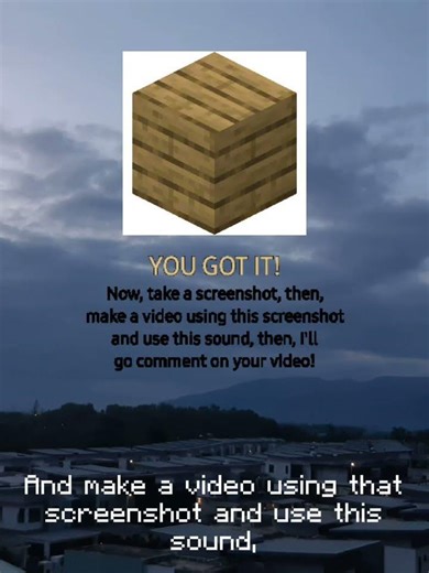 Can you land on the Oak Plank? (challenge) #challenge #oakplank #minecraft