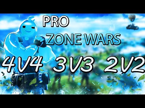 Fortnite Season 11 TEAM ZONE WARS! 4v4 3v3 2v2 *NEW CODE*