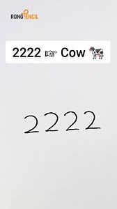 10K views · 85 reactions | Cow drawing technique 殺 #cow #numbers #animals #drawing #art #reelsvideoシ #reelsfypシ #reels | Rong Pencil | Facebook