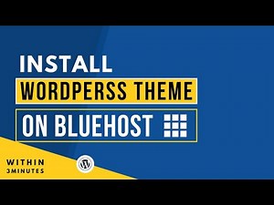 How To Install A Wordpress Theme On Bluehost 2025 | Bluehost Install Wordpress Theme
