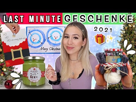 LAST MINUTE DIY Weihnachtsgeschenke selber machen 🎁 schnelle Geschenk DIY 2021 - Cali Kessy