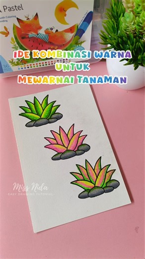 Color gradation using Bantex oil pastels #crayon #drawing #coloring