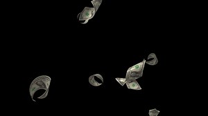 Download 3d Falling money Dollars background, economic paper buck 3d falling currency finance buck Background for presentation wallpaper animation for free
