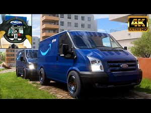 Ford Transit Van | Amazon Prime Delivery | Forza Horizon 5 | Logitech G29 Gameplay