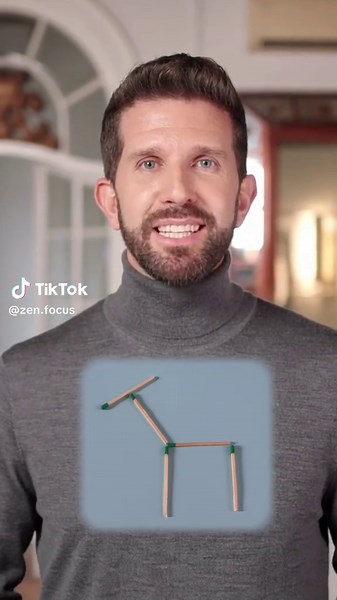 Casse-tête des allumettes : comment déplacer une allumette pour trouver la bonne réponse ? Résoudre le casse-tête logique le plus difficile. #defi #cassetete #enigme #question #puzzle