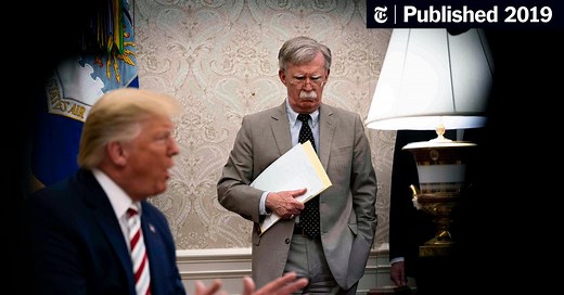 Trump Ousts John Bolton as National Security Adviser