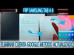 FRP SAMSUNG TAB A 8 T290 QUITAR CUENTA GOOGLE METODO ACTUALIZADO FUNCIONAL PARA OTRAS SAMSUNG