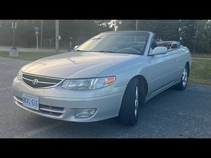 2001 Toyota Camry Solara SLE V6 Convertible: Start Up, Exterior, Interior & Full Review