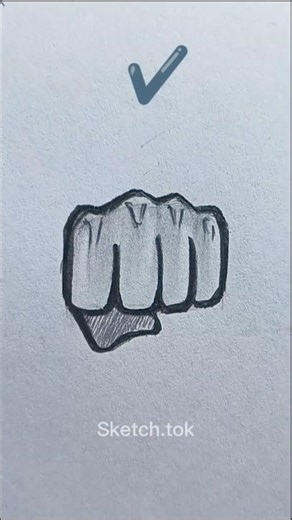 how to draw punch tutorial 👊 #short #draw #howtodraw #drawing #tutorial #sketch #sketchbook