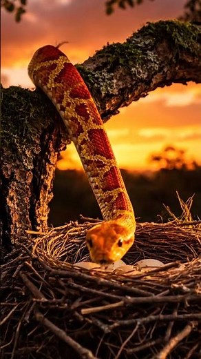 Snake Crawling Over Rocks by the River! #venomouscreatures #wildlife #snake #kingcobra