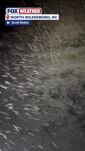 ❄️ICE STORM: Freezing rain and sleet are pounding the foothills of the Blue Ridge Mountains in North Carolina. An Ice Storm Warning is effect through Monday morning. Tune into FOX Weather for the latest on the historic winter storm: | FOX Weather