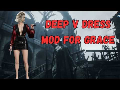 Grace Deep V dress - Mod