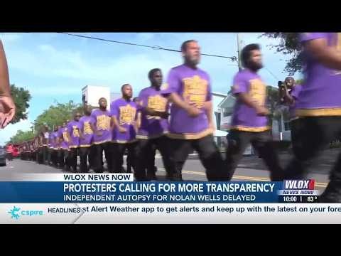 Protesters call for more transparency in Nolan Wells case
