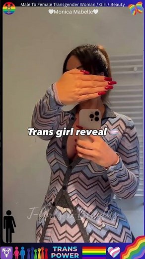 Male to Female Transgender Woman - Monica Mabelle #shortvideo #transgender #mtf #lgbt #shorts