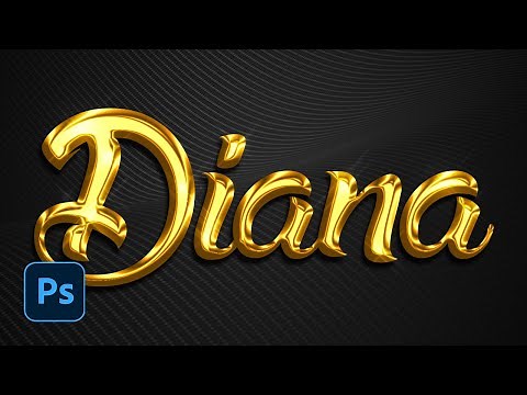 Photoshop Tutorial | Gold Text Effect
