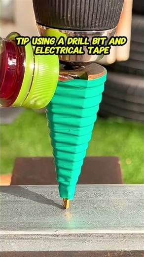 Tip: using a drill bit and electrical tape