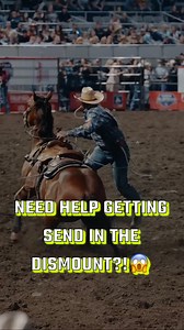 Need help getting send in the dismount?!😱 #rodeo #calfroping #lessons #tiedownroping #teaching #coaching #horses #horsetraining #horsetrainer #horsemanship #roper #rodeogym #onlinecoachingtips | Rodeo Gym