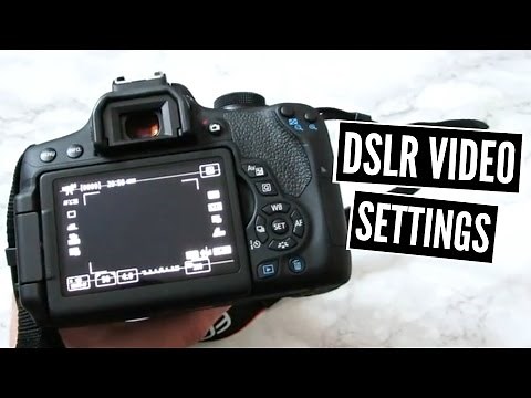Best Video/Youtube Settings for Canon T6i (750D) DSLR