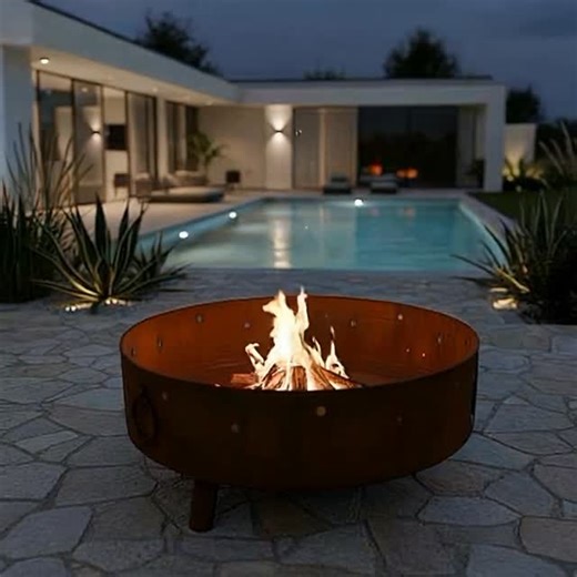 Acero corten | Carteles en hierro | Corte plasma | 🔥 Fuego, diseño y acero corten 🔥 Te presentamos nuestra colección de fogones Plasmado, pensados para transformar tu patio en el lugar... | Instagram