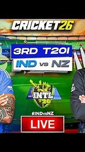 IND vs NZ 3rd T20 2026 Live | India vs New Zealand Live Match Today | T20 Live