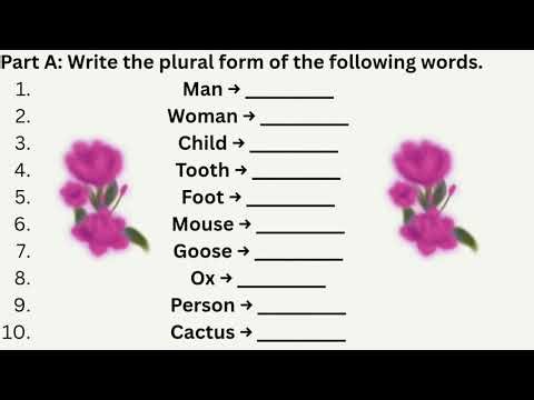 "Irregular plurals Made Simple ✅ Learn Fast with Examples" #EnglishGrammar #english