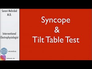 Syncope and Head Up Tilt Table Test