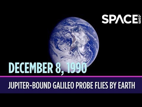 OTD in Space - Dec. 8: Jupiter-Bound Galileo Probe Flies by Earth