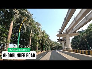Mumbai Metro 4 - Green Line - Ghodbunder Road Progress Update - Flyovers work in progress | Mumbai