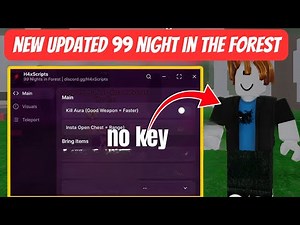 🔥99 Nights in the Forest Script GUI (No Key) – Auto Win, , Bring All Items + Instant Craft/Farm!