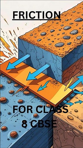 FRICTION: FOR CLASS 8 CBSE #physics #cbse #class8 #CHAPTER 9 #science #questionanswer #education