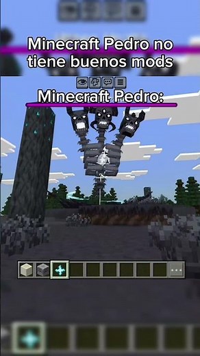 los mods de Minecraft Bedrock son cada vez mejores 💀 #minecraft