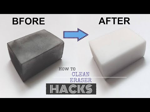 HOW TO CLEAN AN ERASER