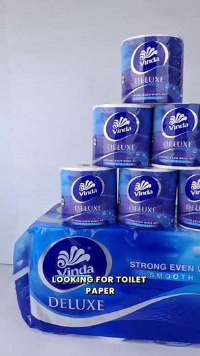 Looking for toilet tissue that’s truly worth it? Meet Vinda Deluxe Toilet Tissue gives you 2.5cm longer sheets for extra value compare to other brands, 3-ply premium softness, 100% Virgin Pulp, and signature Knitted Fiber Technology for ultimate comfort. Strong even when wet!
