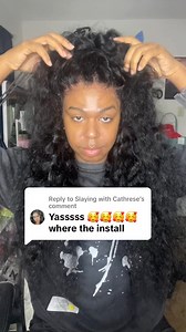 Let’s refresh! #wig #deepwave #curl #hairstyle #longhair #wiginstall #hair | Call Me Tae & Dontae Muse Cosmetics