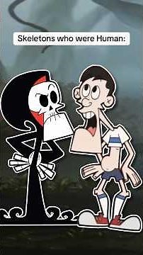Cartoon Skeletons who were Human: #cartoonnetwork