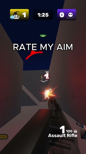 RATE MY AIM IM LEARNING ASSAULT RIFLE #robloxedit #roblox #edit #beats #plsgoviral #rblx