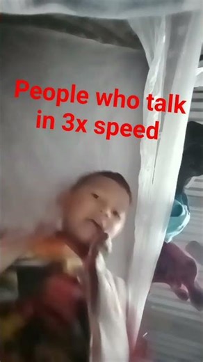 people who talk in 3x speed