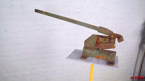 Metal Shear Restoration - DIY Hand Sheet Cutter Restoration - MWIG #7