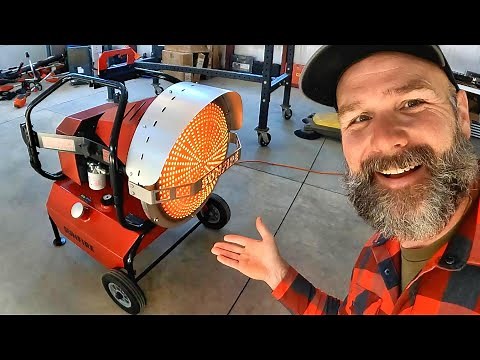Diesel shop heater that will blow your mind!! Heats my huge shop in minutes!