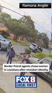 217K views · 1.4K reactions | Border Patrol agents chased a woman in Louisiana who they say matched the description of a criminal illegal immigrant they were seeking. | WVUE FOX 8 | Facebook