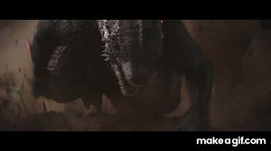 Godzilla x Kong Running on Make a GIF