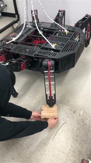 Whole-Body Dynamics of a Hexapod Walking Robot #robot