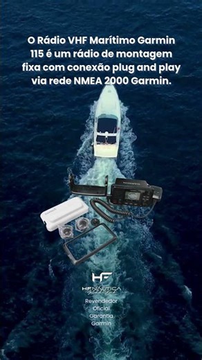 Rádio VHF Marítimo Garmin 115 GARMIN 010 02096 00