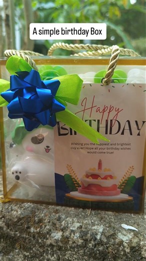 Simple birthday Box #craft #birthdaygiftideas #makingvideos #diy #love #gift