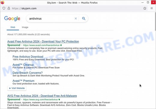 Remove Skyjem.com Redirect: Chrome, Edge, Firefox